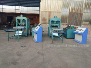 Coal briquetting machine