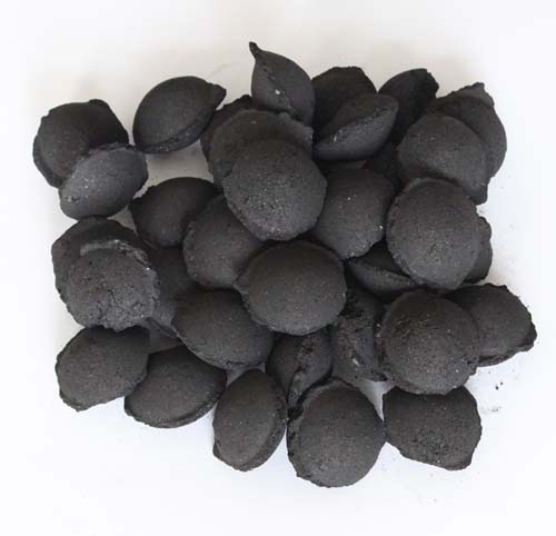 charcoal or coal ball briquettes