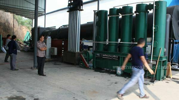 Horno de carbonización continua