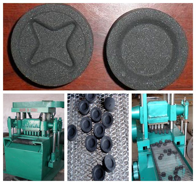 details of the shisha hookah charocal making machine