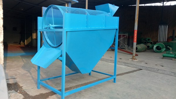 Charcoal sieving machine