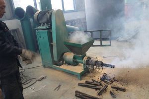 Sawdust briquette machine