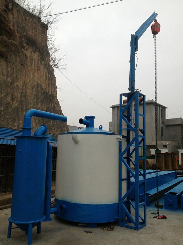 Lifting type carbonization furnace