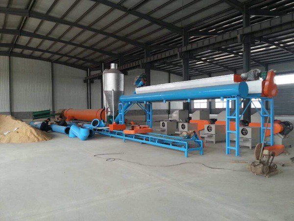 Charcoal briquette production line