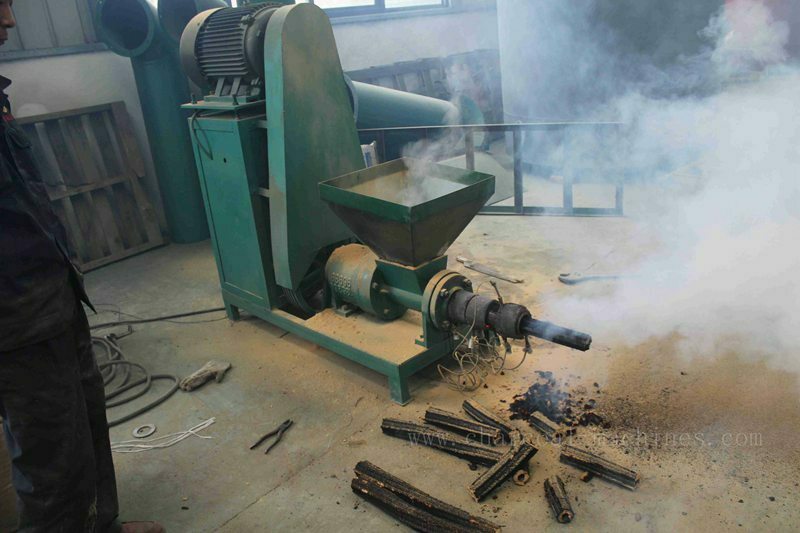 Sawdust briquette machine