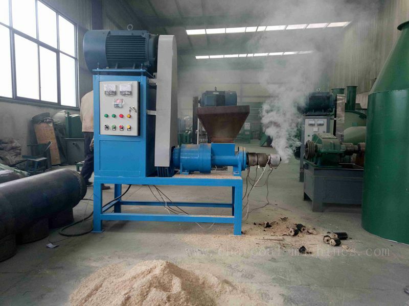 Sawdust briquette machine