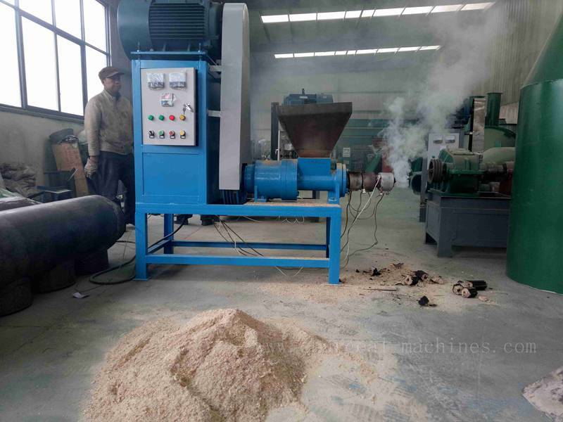 Sawdust briquette machine