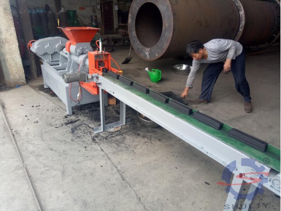 Sawdust briquette machine