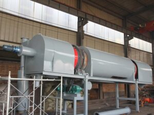 Continuous carbonization furnace