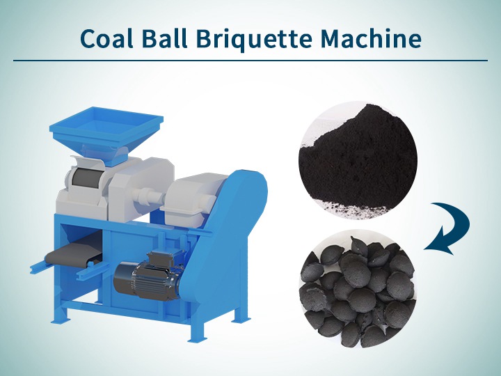 Coal ball briquette machine