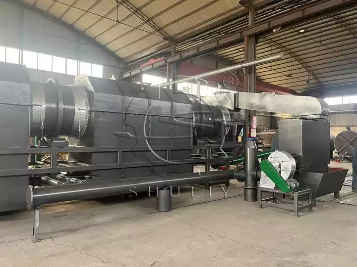 Horno de carbonización continua