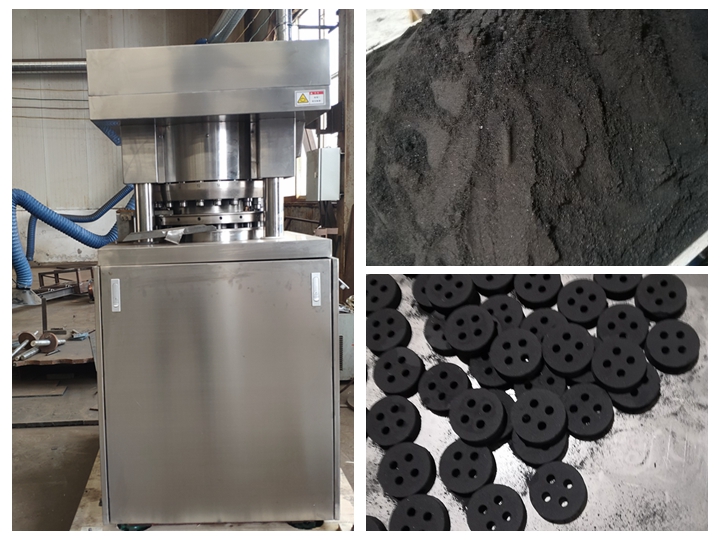 Rotary Hookah Charcoal Briquetting Machine
