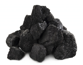 black charcoal