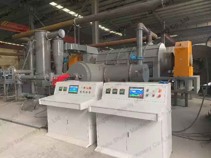 Carbonization furnace intelligent control panel