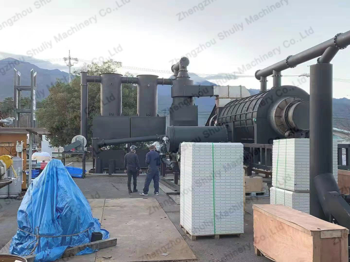 biomass charcoal making machine