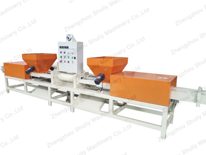 wooden pallet block forming machine