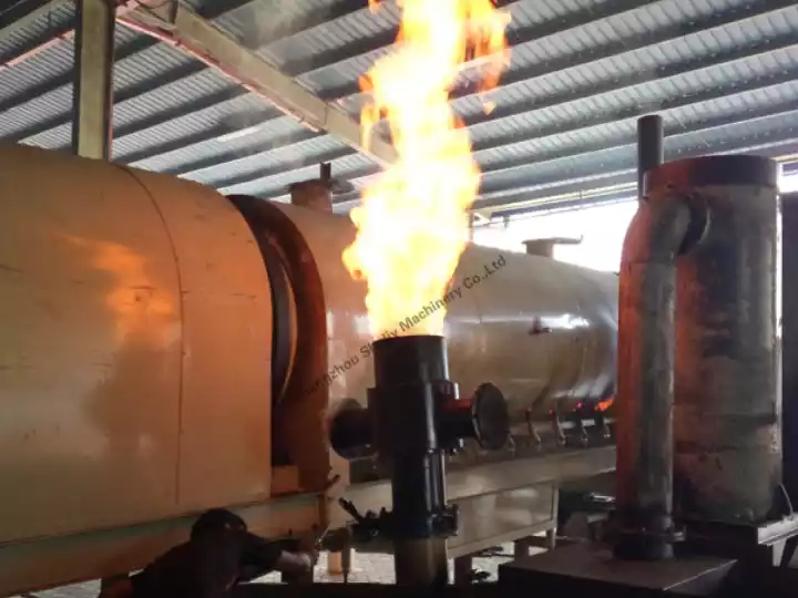 prevención de explosiones en hornos de carbonización