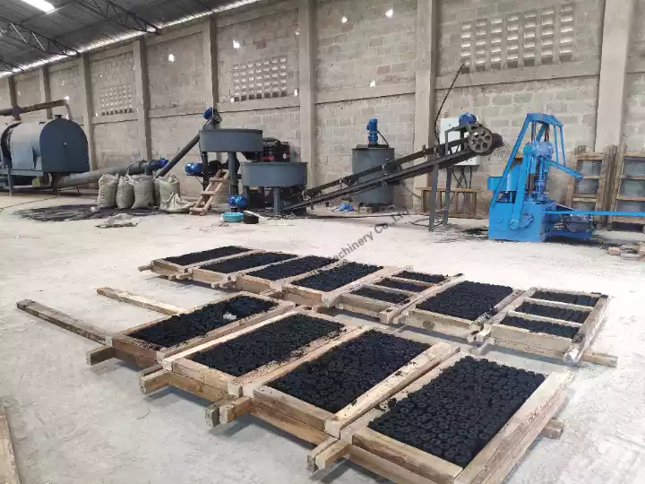 Safety Process Of Making Charcoal