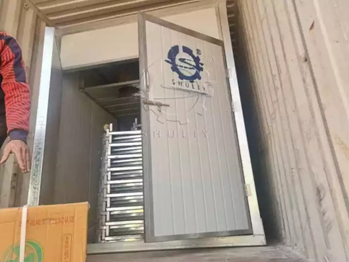 cuarto de secado de caja de carbón