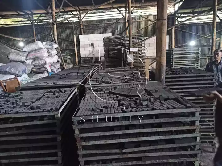 biomass briquettes production