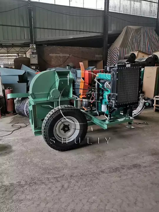 Mobile Wood Crusher Machine