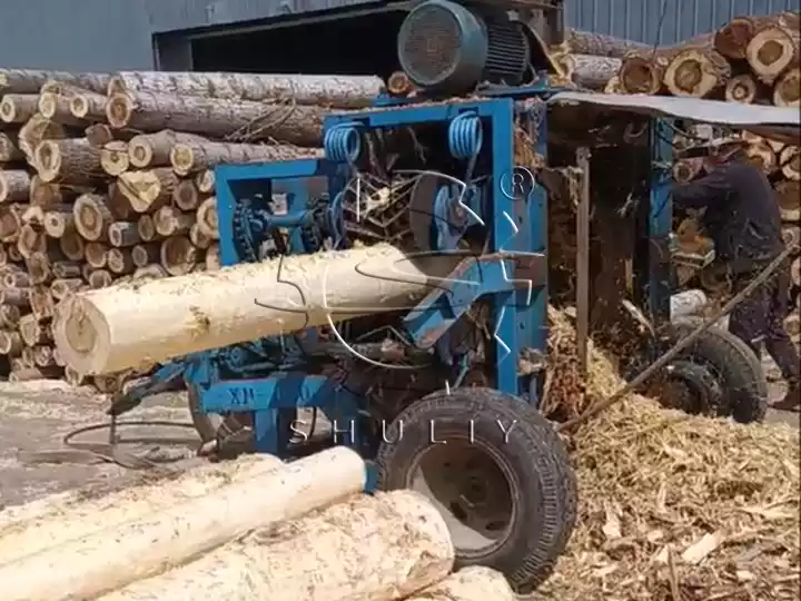 Wood Log Debarking Machine