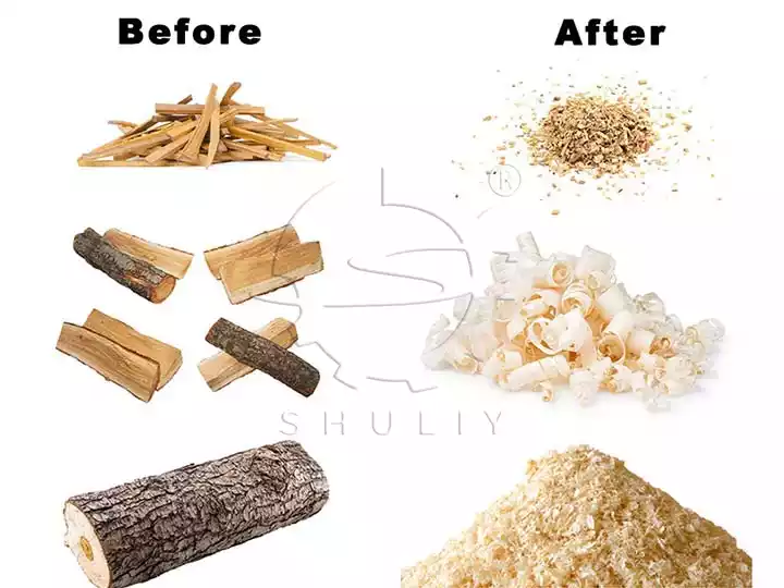 Wood Shavings Production
