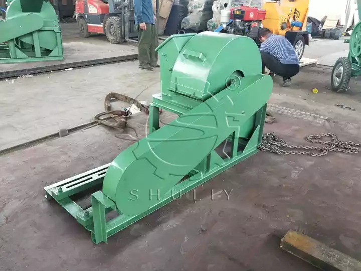 Máquina trituradora de madera