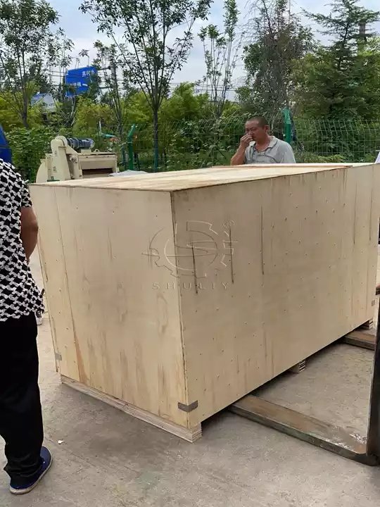 Trituradora de biomasa de madera