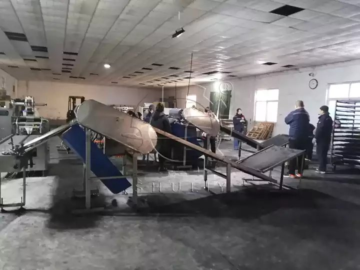 Shisha-kolbearbetningslinje