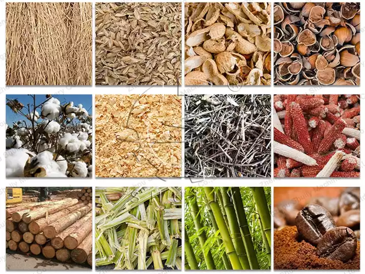 Wood Briquette Machine Raw Materials