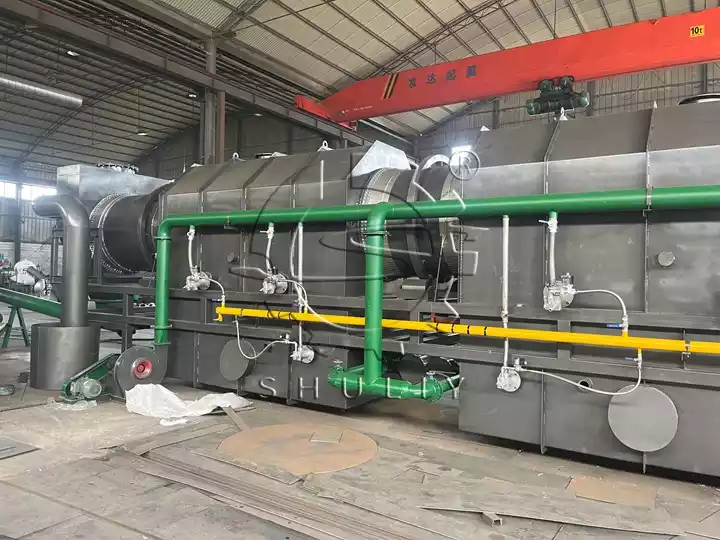 Máquina para hacer carbón vegetal de biomasa