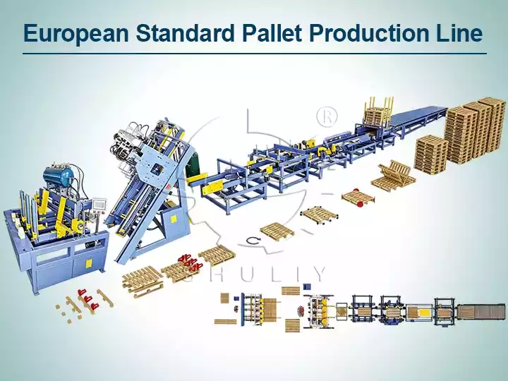 European Standard Wood Pallet Production Line
