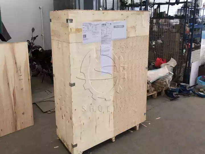 Wood Briquette Machine Packed In Plywood Case