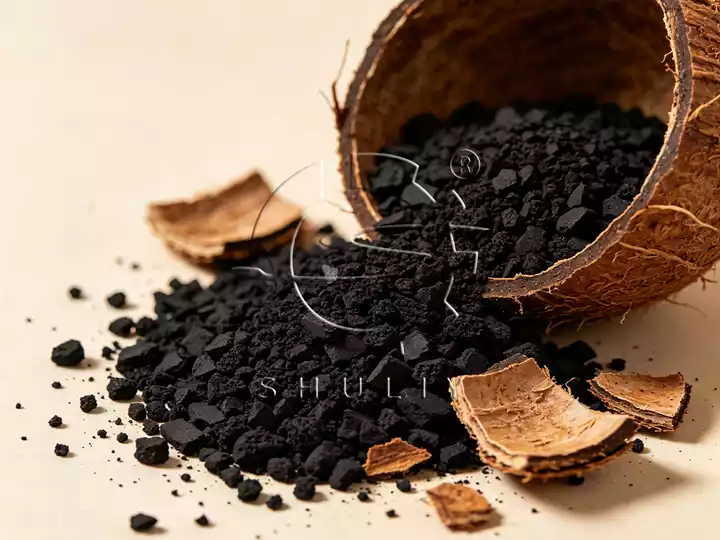 Coconut Shell And Activated Carbon Sample