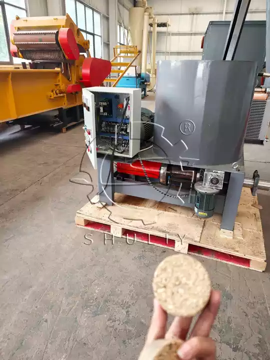 Biomass Briquetting Machine Finished Production