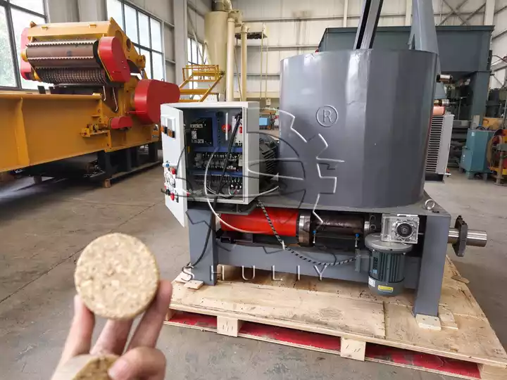 Wood Briquette Press Finished Briquette Sample